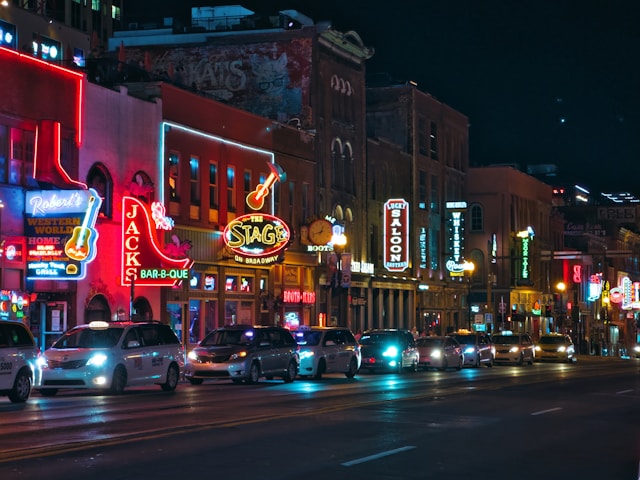 A photo of city life