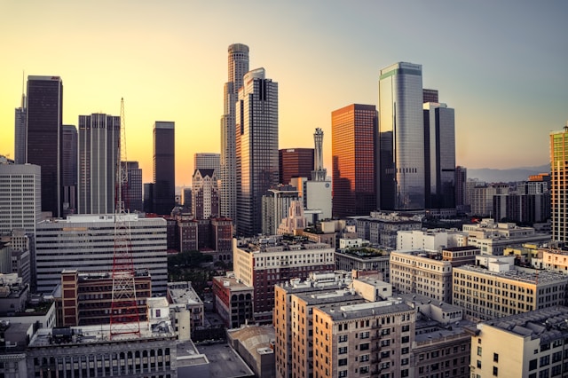 A photo of city life