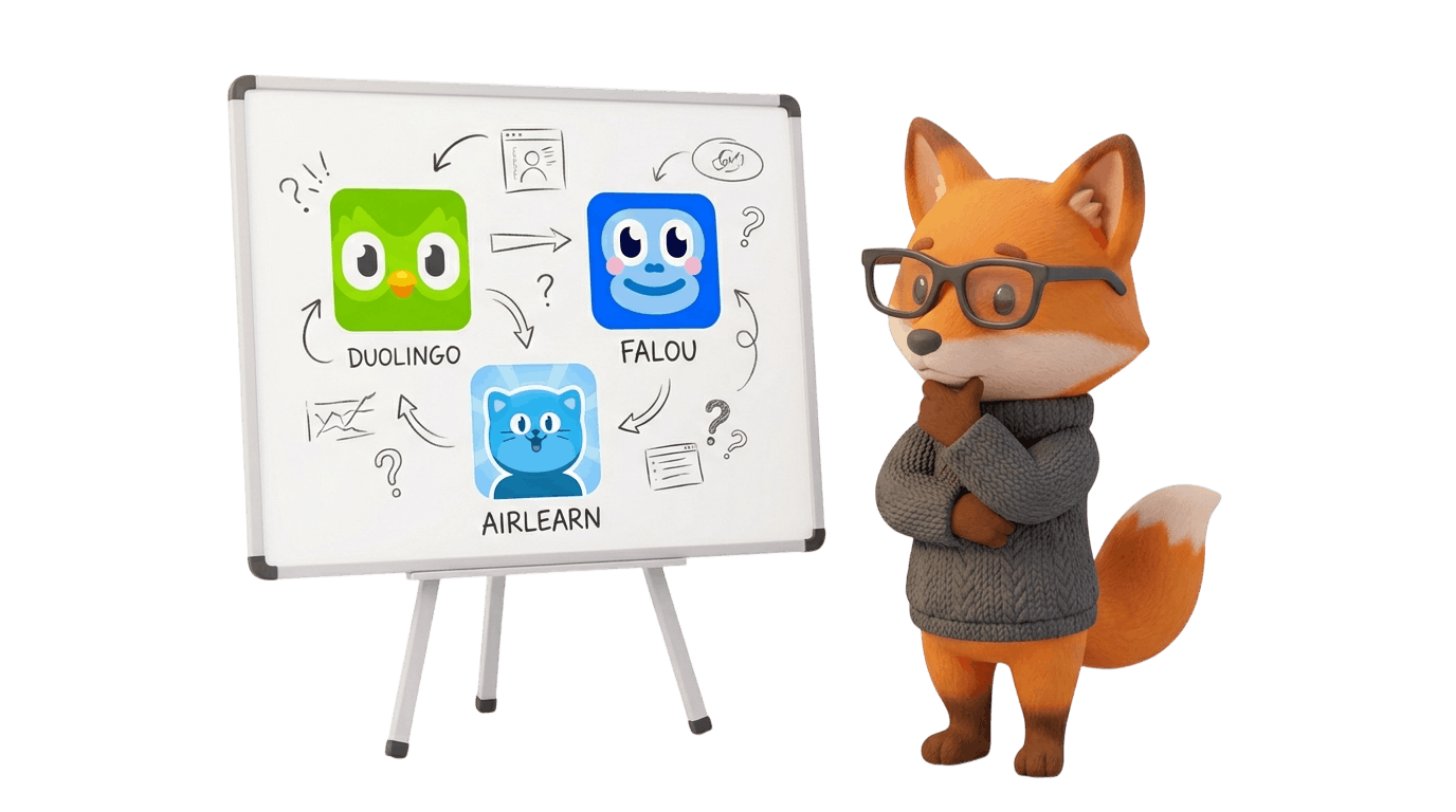 Language learning app directory preview