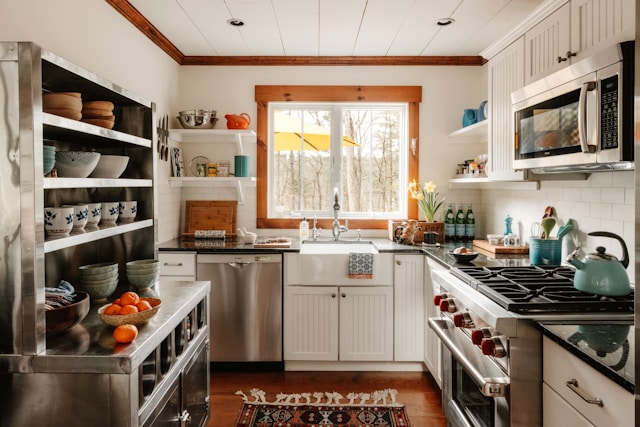 A photo of kitchen}}