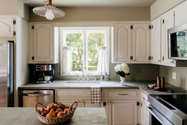 A photo of kitchen}}